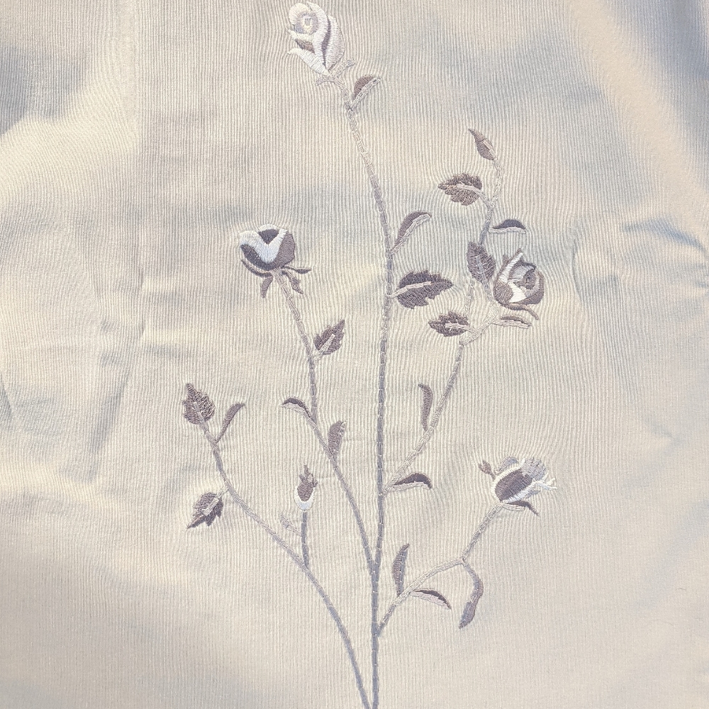 VTG Pastel Floral Embroidered Skirt - Picture 3 of 5